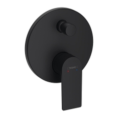 Immagine di Hansgrohe REBRIS E miscelatore monocomando per vasca, ad incasso, con deviatore, senza corpo incasso, colore nero finitura opaco 72468670