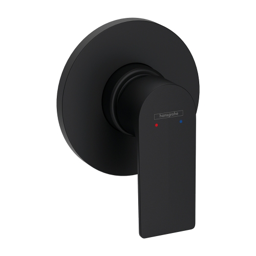 Immagine di Hansgrohe REBRIS E miscelatore monocomando per doccia, ad incasso, senza corpo incasso, colore nero finitura opaco 72659670