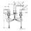 Immagine di Hansgrohe REBRIS S miscelatore con tre fori per lavabo, con scarico, finitura cromo 72530000