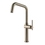 Immagine di Gessi HABITO miscelatore semi pro H.41 cm per lavello, monocomando, con bocca girevole, finitura finox brushed nickel 60650#149