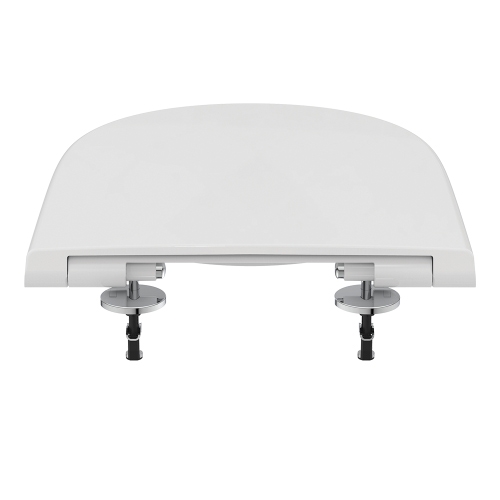 Immagine di Ideal Standard I.LIFE O sedile avvolgente a chiusura normale, con cerniere in metallo e sistema di sgancio rapido, colore bianco finitura lucido T572101