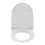Immagine di Ideal Standard I.LIFE O sedile slim a chiusura rallentata, con cerniere in metallo e sistema di sgancio rapido, colore bianco finitura lucido T572401