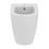 Immagine di Ideal Standard I.LIFE O set completo sanitari a terra vaso HydroTwist, sedile a discesa rallentata, bidet monoforo con troppopieno, colore bianco finitura lucido T568901+T569001+T572201
