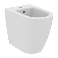 Immagine di Ideal Standard I.LIFE O bidet a terra monoforo, con troppopieno, fissaggi completamente nascosti, colore bianco finitura lucido T569001