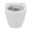 Immagine di Ideal Standard I.LIFE O set completo sanitari sospesi vaso HydroTwist, sedile slim a discesa rallentata, bidet monoforo con troppopieno, colore bianco finitura lucido T568001+T568101+T572401