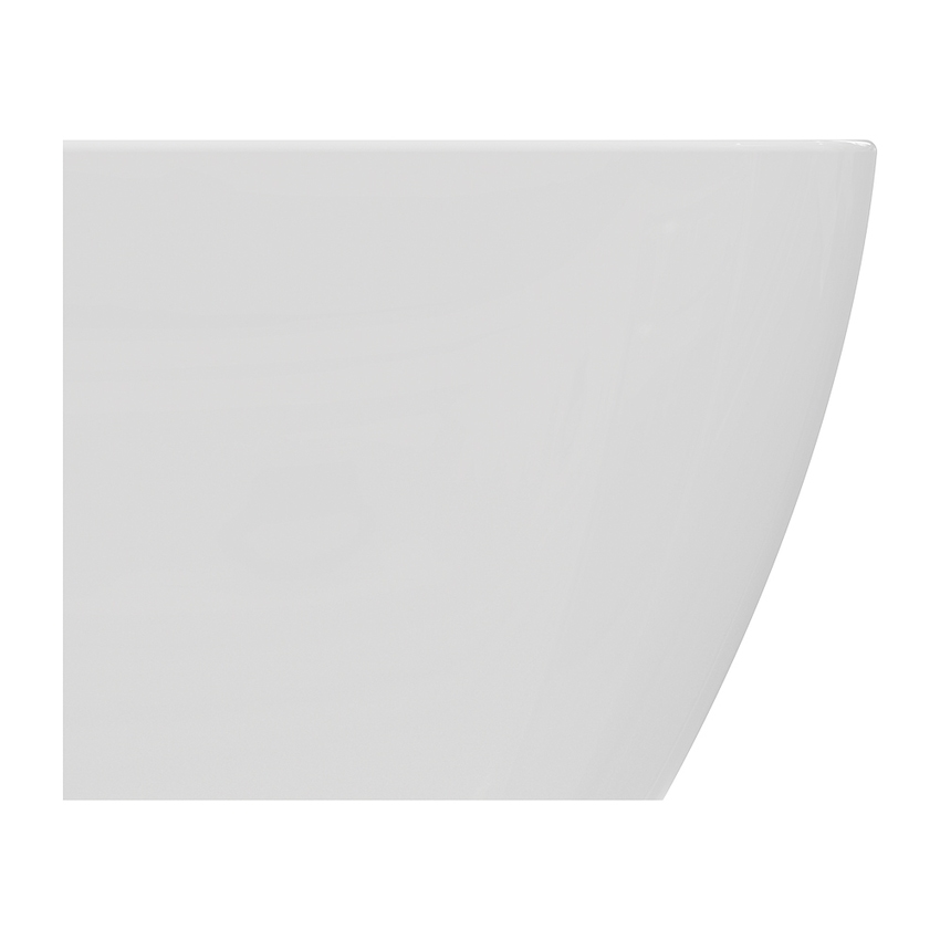 Immagine di Ideal Standard I.LIFE O set completo sanitari a terra vaso HydroTwist, sedile a discesa rallentata, bidet monoforo con troppopieno, colore bianco finitura lucido T568901+T569001+T572201