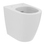 Immagine di Ideal Standard I.LIFE O set completo sanitari a terra vaso HydroTwist, sedile a discesa rallentata, bidet monoforo con troppopieno, colore bianco finitura lucido T568901+T569001+T572201