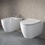 Immagine di Ideal Standard I.LIFE O set completo sanitari sospesi vaso HydroTwist, sedile slim a discesa rallentata, bidet monoforo con troppopieno, colore bianco finitura lucido T568001+T568101+T572401