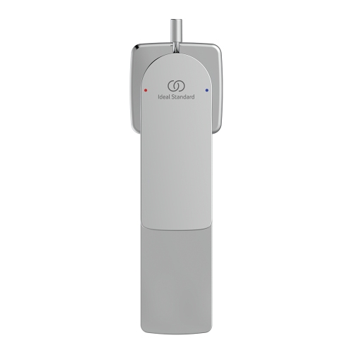 Immagine di Ideal Standard CERALIFE C miscelatore monocomando H.15 cm per lavabo, con asta di comando e scarico piletta da 1-1/4", finitura cromo BE116AA