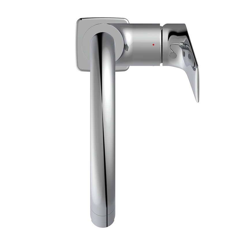 Immagine di Ideal Standard CERALIFE C miscelatore monocomando per lavabo, con doccetta estraibile, con piletta click-clack, finitura cromo BE056AA