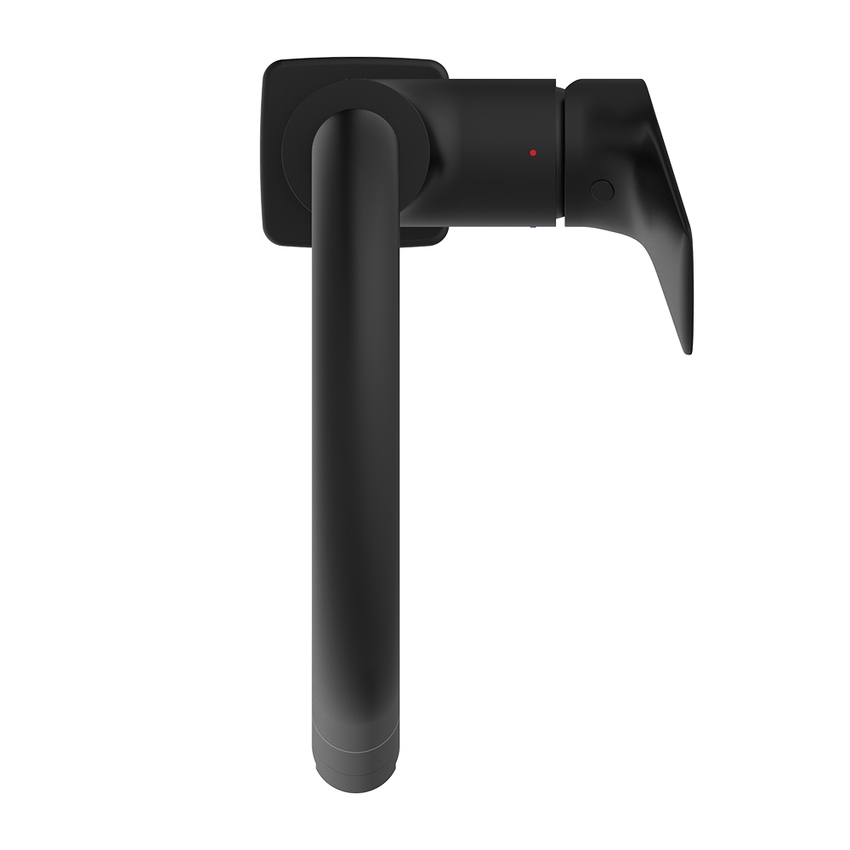 Immagine di Ideal Standard CERALIFE C miscelatore monocomando per lavabo, con doccetta estraibile, con piletta click-clack, colore nero finitura opaco BE056XG