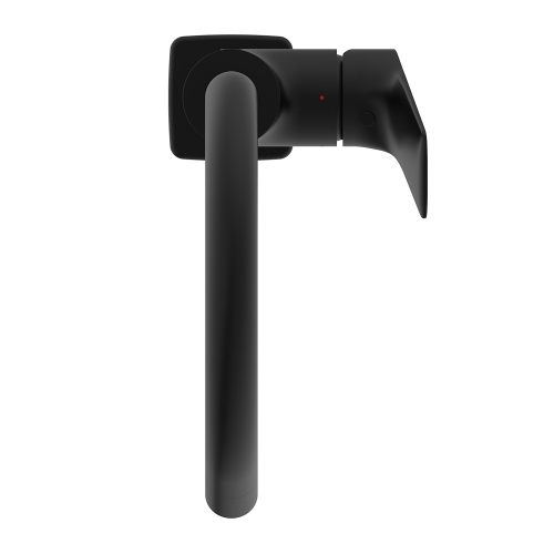 Immagine di Ideal Standard CERALIFE C miscelatore monocomando per lavabo, con bocca tubolare, con piletta click-clack, colore nero finitura opaco BE054XG