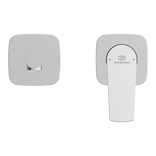 Immagine di Ideal Standard CERALIFE C miscelatore monocomando per lavabo, a parete, senza corpo incasso, finitura cromo BE057AA