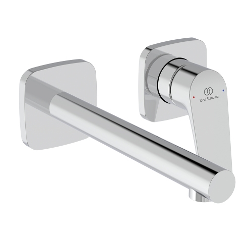 Immagine di Ideal Standard CERALIFE C miscelatore monocomando per lavabo, a parete, senza corpo incasso, finitura cromo BE057AA