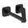 Ideal Standard CERALIFE C miscelatore monocomando per lavabo, a parete, senza corpo incasso, colore nero finitura opaco BE057XG