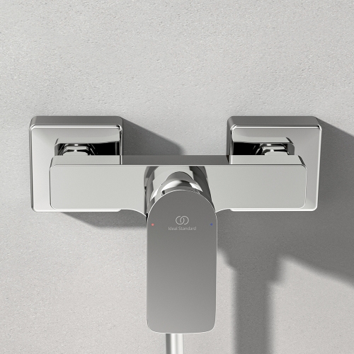 Immagine di Ideal Standard CERALIFE C miscelatore esterno per doccia, senza componenti doccia, finitura cromo BE066AA