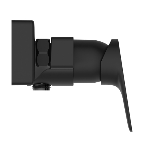 Immagine di Ideal Standard CERALIFE C miscelatore esterno per doccia, senza componenti doccia, colore nero finitura opaco BE066XG