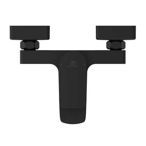 Immagine di Ideal Standard CERALIFE C miscelatore esterno per vasca o doccia, senza accessori doccia, colore nero finitura opaco BE067XG