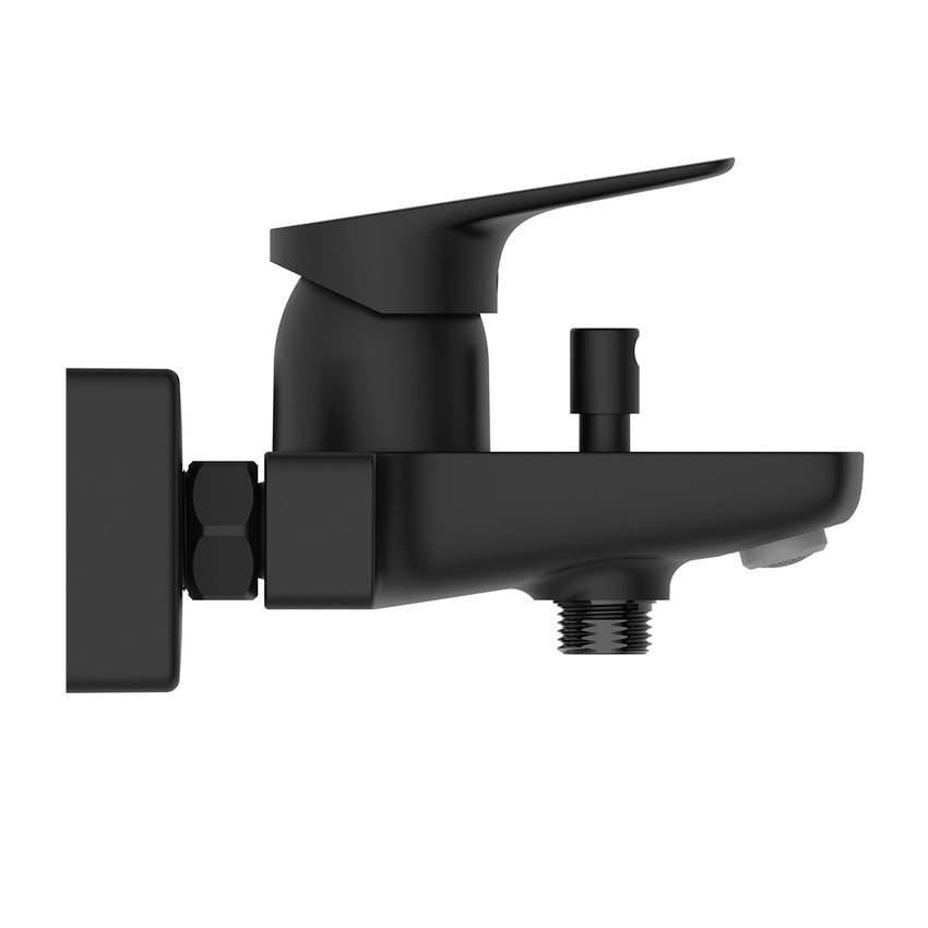 Immagine di Ideal Standard CERALIFE C miscelatore esterno per vasca o doccia, senza accessori doccia, colore nero finitura opaco BE067XG