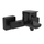 Ideal Standard CERALIFE C miscelatore esterno per vasca o doccia, senza accessori doccia, colore nero finitura opaco BE067XG
