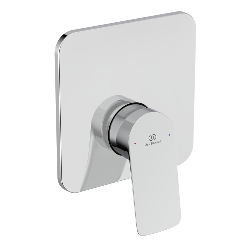 Immagine di Ideal Standard CERALIFE C miscelatore per doccia ad 1 via, ad incasso, con corpo incasso, finitura cromo BE060AA