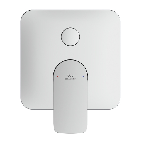 Immagine di Ideal Standard CERALIFE C miscelatore per vasca o doccia, ad incasso, con corpo incasso e deviatore, finitura cromo BE061AA