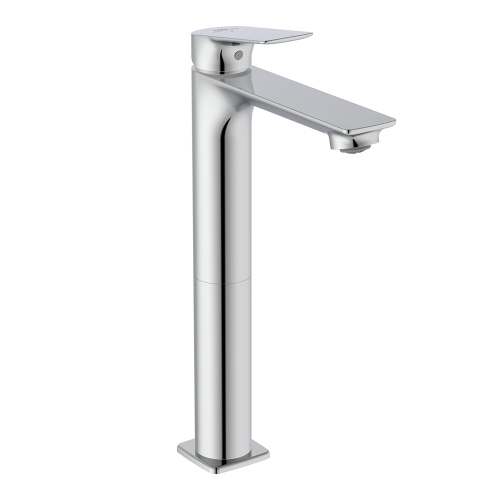 Immagine di Ideal Standard CERALIFE C miscelatore monocomando H.30 cm per lavabo, senza asta di comando e scarico piletta, finitura cromo BE050AA