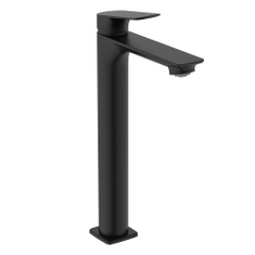 Immagine di Ideal Standard CERALIFE C miscelatore monocomando H.30 cm per lavabo, senza asta di comando e scarico piletta, colore nero finitura opaco BE050XG