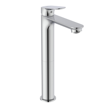 Immagine di Ideal Standard CERALIFE O miscelatore monocomando H.30 cm per lavabo, senza asta di comando e scarico piletta, finitura cromo BE012AA