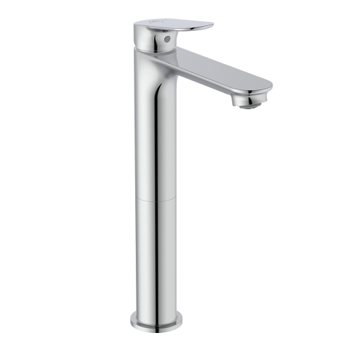 Immagine di Ideal Standard CERALIFE O miscelatore monocomando H.30 cm per lavabo, senza asta di comando e scarico piletta, finitura cromo BE012AA