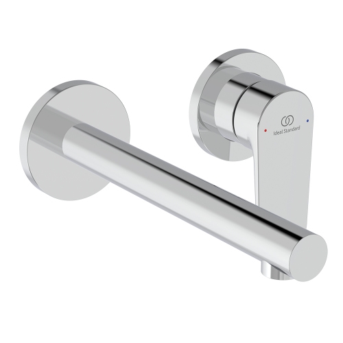 Immagine di Ideal Standard CERALIFE O miscelatore monocomando per lavabo, a parete, senza corpo incasso, finitura cromo BE019AA