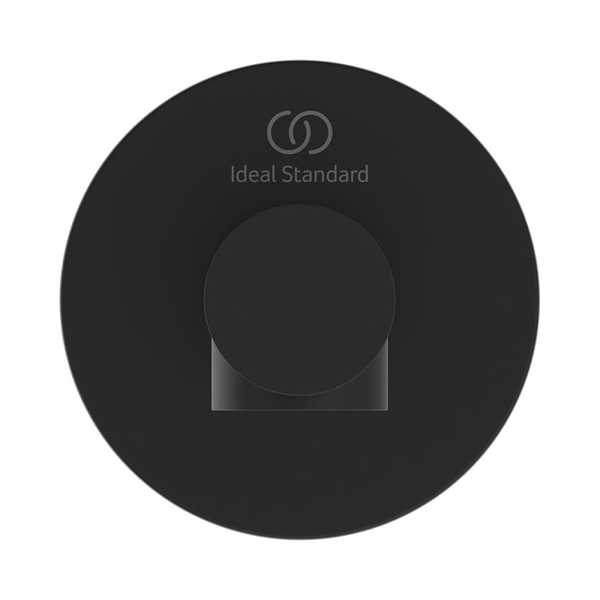 Immagine di Ideal Standard CERALIFE O bocca di erogazione per vasca, a parete, colore nero finitura opaco BE030XG