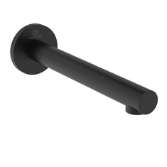 Immagine di Ideal Standard CERALIFE O bocca di erogazione per vasca, a parete, colore nero finitura opaco BE030XG
