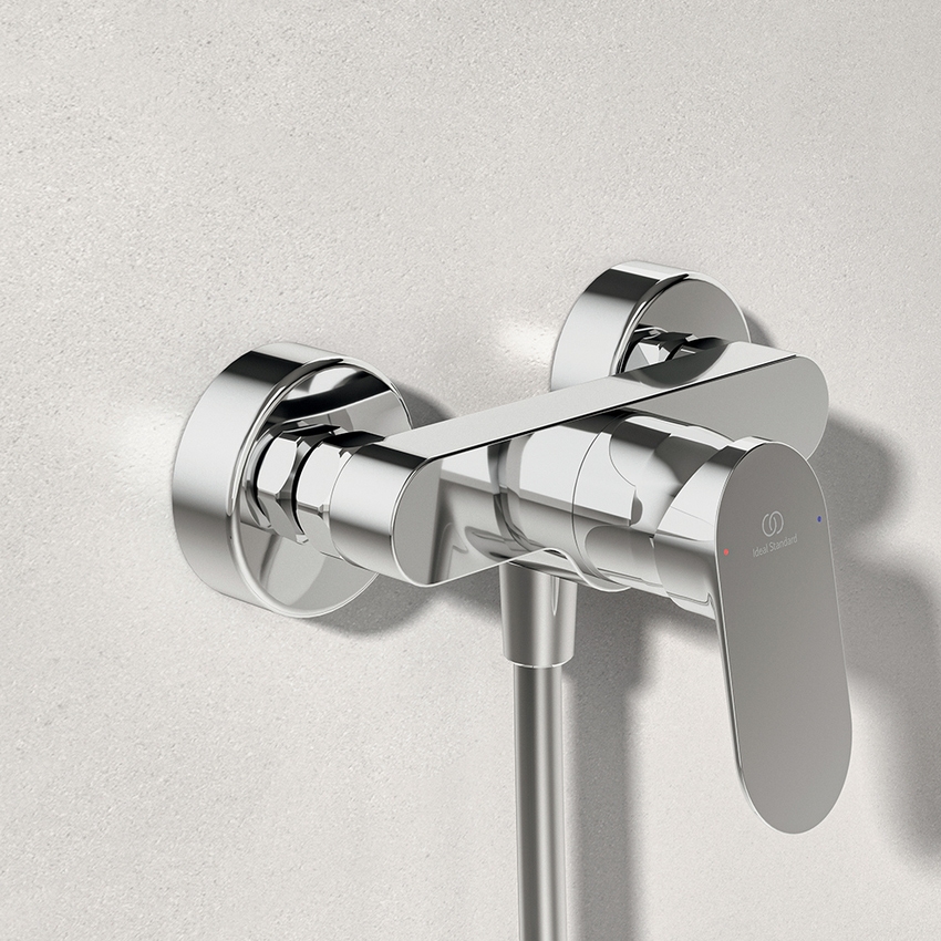 Immagine di Ideal Standard CERALIFE O miscelatore monocomando per doccia, senza componenti doccia, finitura cromo BE028AA