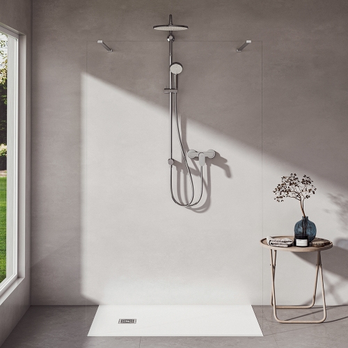 Immagine di Ideal Standard CERALIFE O miscelatore monocomando per doccia, senza componenti doccia, finitura cromo BE028AA