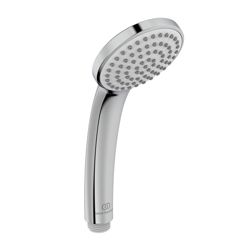 Immagine di Ideal Standard CERALIFE O miscelatore esterno per vasca o doccia, con doccetta a 1 funzione, supporto fisso e tubo flessibile 150 cm, finitura cromo BE115AA