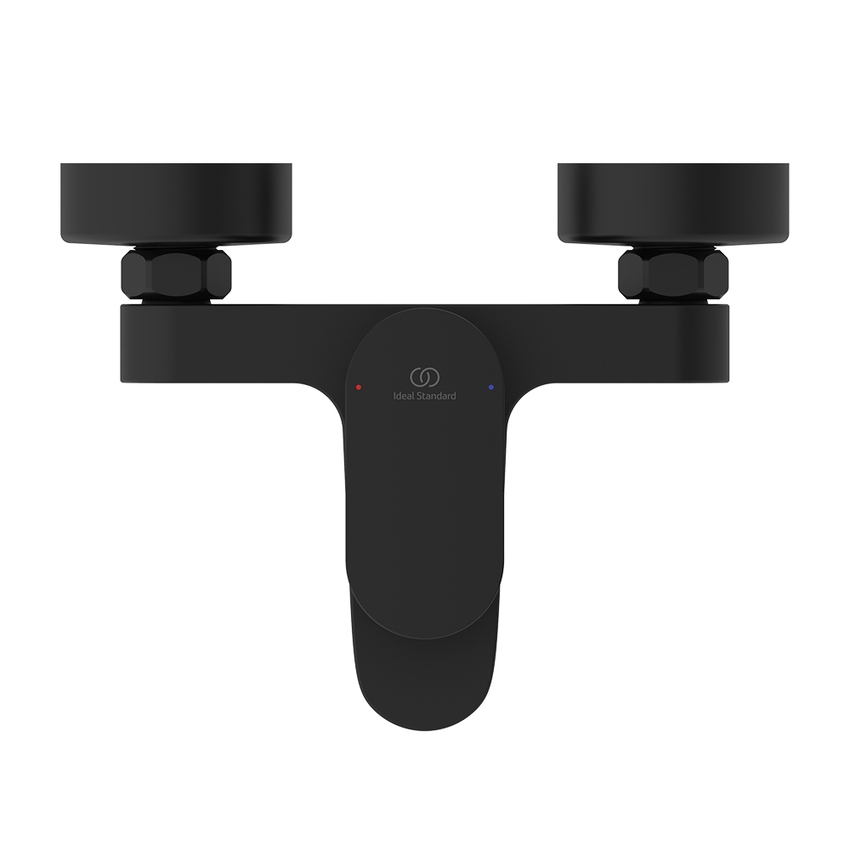 Immagine di Ideal Standard CERALIFE O miscelatore esterno per vasca o doccia, senza accessori doccia, colore nero finitura opaco BE029XG