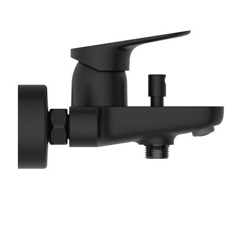 Immagine di Ideal Standard CERALIFE O miscelatore esterno per vasca o doccia, senza accessori doccia, colore nero finitura opaco BE029XG