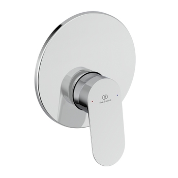Immagine di Ideal Standard CERALIFE O miscelatore doccia ad incasso, 1 via, con corpo incasso, finitura cromo BE022AA