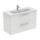 Ideal Standard I.LIFE A set con mobile sottolavabo L.100 cm, 2 cassetti, colo bianco finitura opaco e lavabo L.84 cm con foro rubinetteria e troppopieno, colore bianco finitura opaco T5257DU+T462101