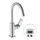 Ideal Standard CERALIFE C miscelatore monocomando per lavabo, con bocca tubolare, con piletta click-clack, finitura cromo BE054AA