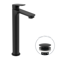 Immagine di Ideal Standard CERALIFE O miscelatore monocomando H.30 cm per lavabo, con piletta click-clack, finitura cromo BE013XG