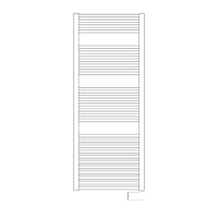 Immagine di Irsap ARES ELETTRICO scaldasalviette, 28 tubi, 3 intervalli, H.146,2 L.48 P.3 cm, con controllo elettronico Wi-Fi, colore bianco standard finitura lucido Cod.01 EIL048E01IR01NNN