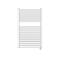 Immagine di Irsap QUADRE' ELETTRICO scaldasalviette 18 tubi, 1 intervallo, H.87,2 L.53 P.3 cm, con modulo bluetooth integrato, colore bianco standard finitura lucido Cod.01 QSS053Y01IR01NNN01