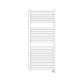 Immagine di Irsap QUADRE' ELETTRICO scaldasalviette 24 tubi, 2 intervallo, H.121,6 L.53 P.3 cm, con modulo bluetooth integrato, colore bianco standard finitura lucido Cod.01 QSM053Y01IR01NNN01