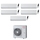 Toshiba SHORAI EDGE WHITE R32 Climatizzatore a parete penta split inverter Wi-Fi bianco | unità esterna 10 kW unità interne 9000+9000+9000+9000+7000 BTU RAS-5M34G3AVG-E+RAS-[B10|B10|B10|B10|B07]G3KVSG-E