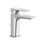 Immagine di Nobili SEVEN miscelatore lavabo monocomando, H.15.5 cm, con scarico, a risparmio energetico, finitura Inox spazzolato SEE124118/1IX