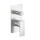 Nobili SEVEN miscelatore doccia monocomando a incasso, 2 vie, corpo incasso escluso, finitura Inox spazzolato SE124100/EIX