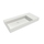 Flaminia APPLIGHT 105 lavabo L.105 P.51 cm da appoggio, sospeso e top, con piano rubinetteria, senza troppopieno, colore bianco latte finitura opaco AP10551LAT