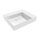 Flaminia APPLIGHT 60 lavabo L.60 P.51 cm da appoggio, sospeso e top, con piano rubinetteria, senza troppopieno, colore bianco finitura lucido AP6051